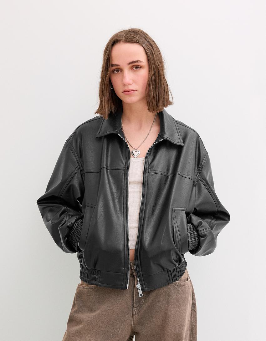 Rhea | Leather Jacket