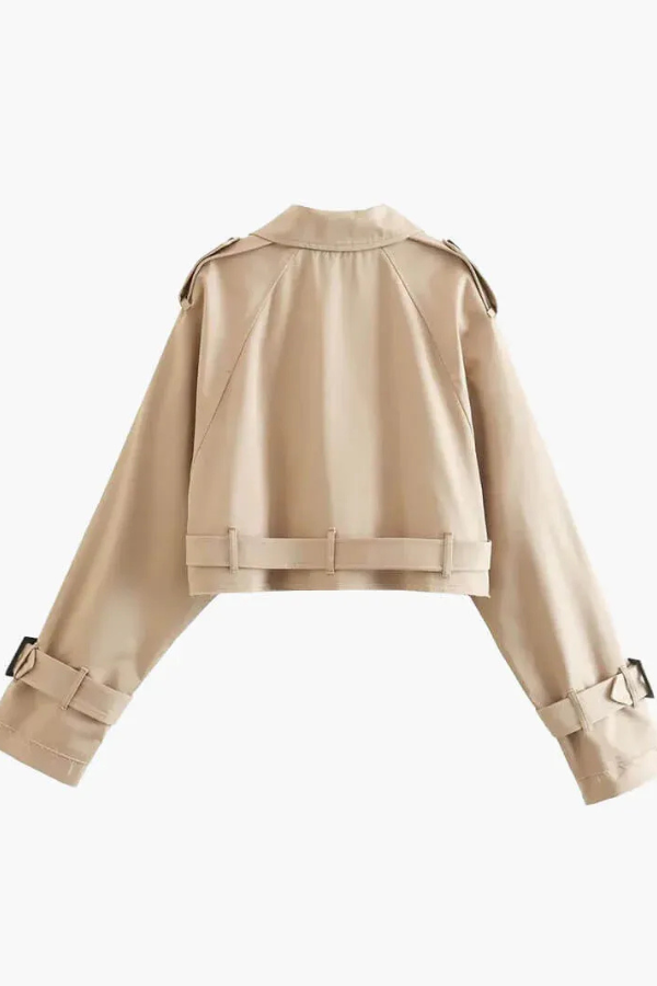 Eve | Cropped Trench Coat