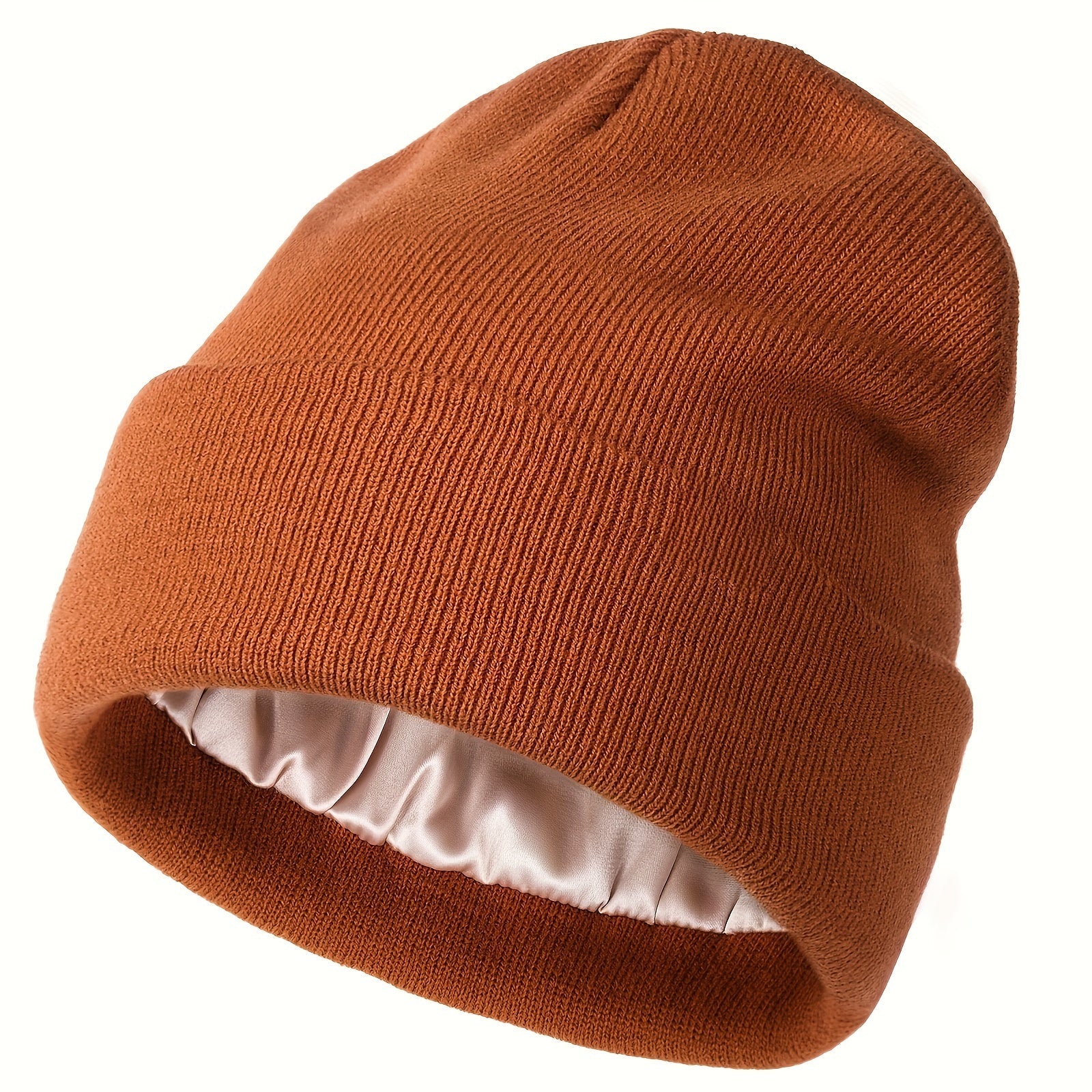 Luna | Satin-Lined Knitted Beanie
