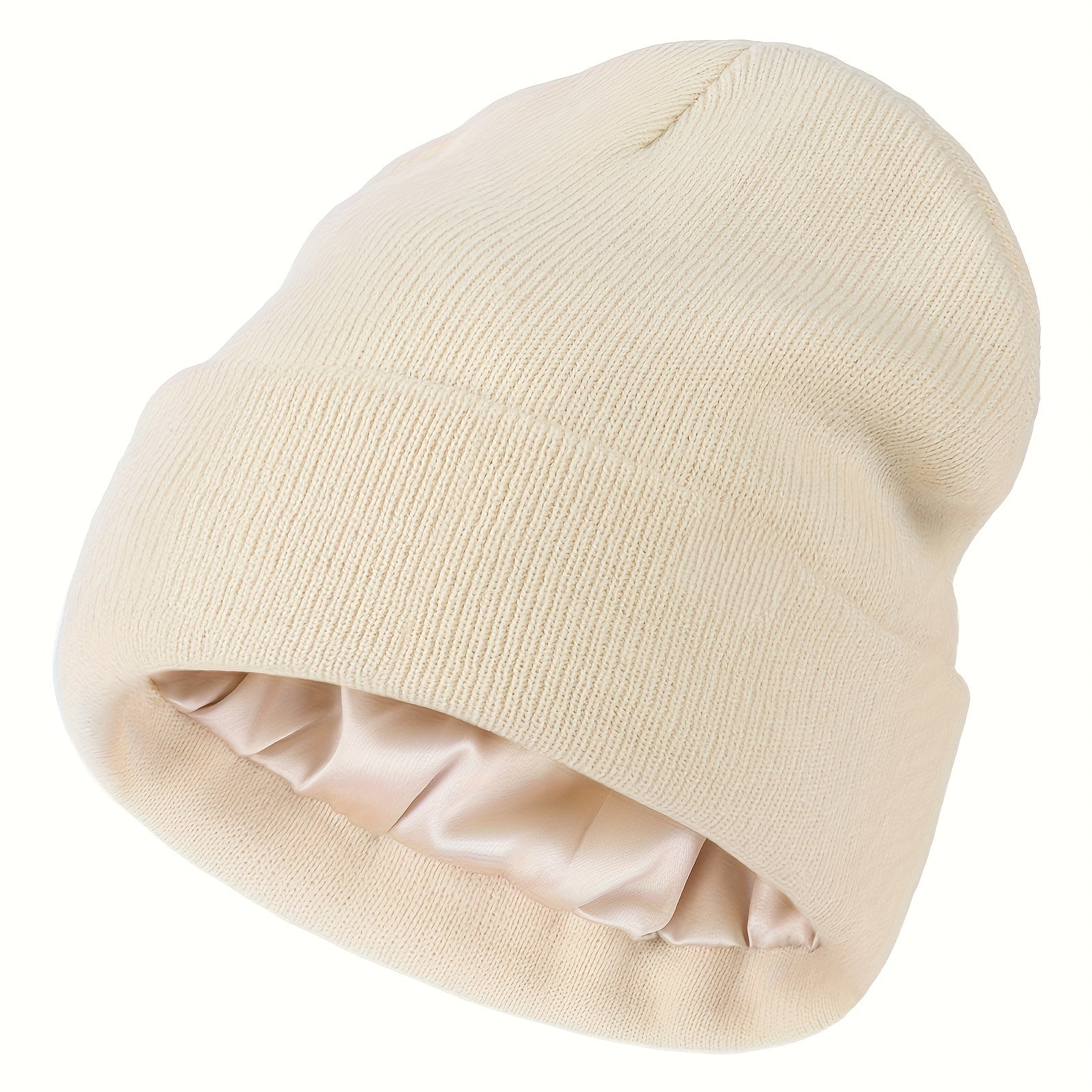 Luna | Satin-Lined Knitted Beanie
