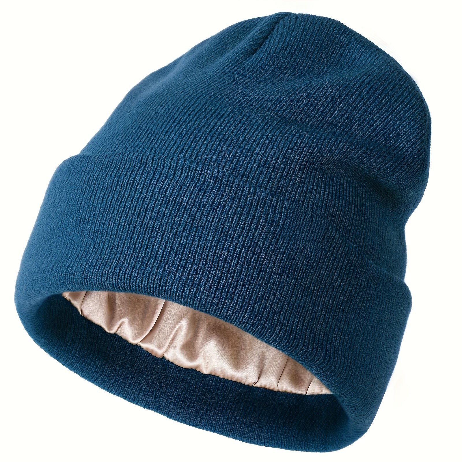 Luna | Satin-Lined Knitted Beanie