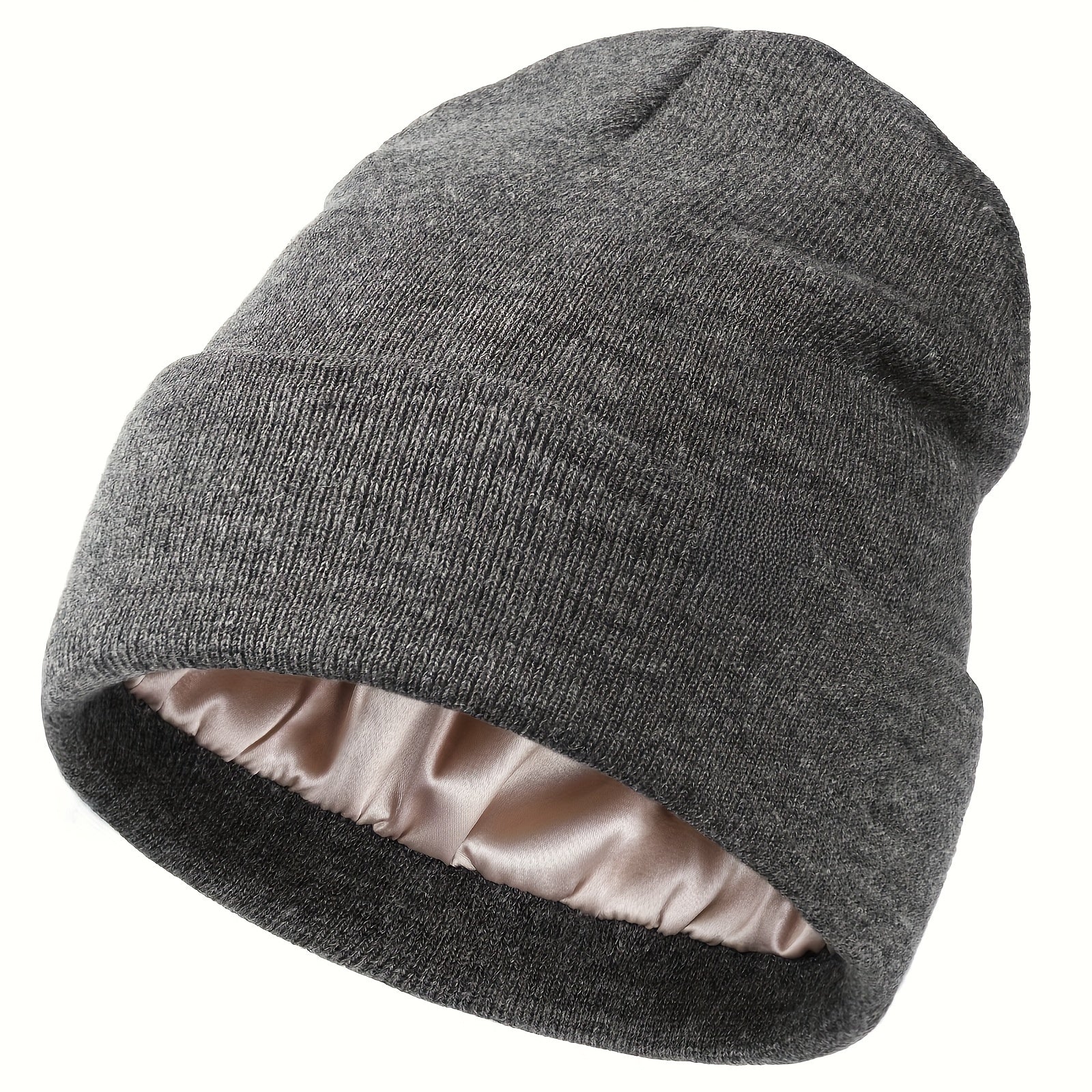 Luna | Satin-Lined Knitted Beanie