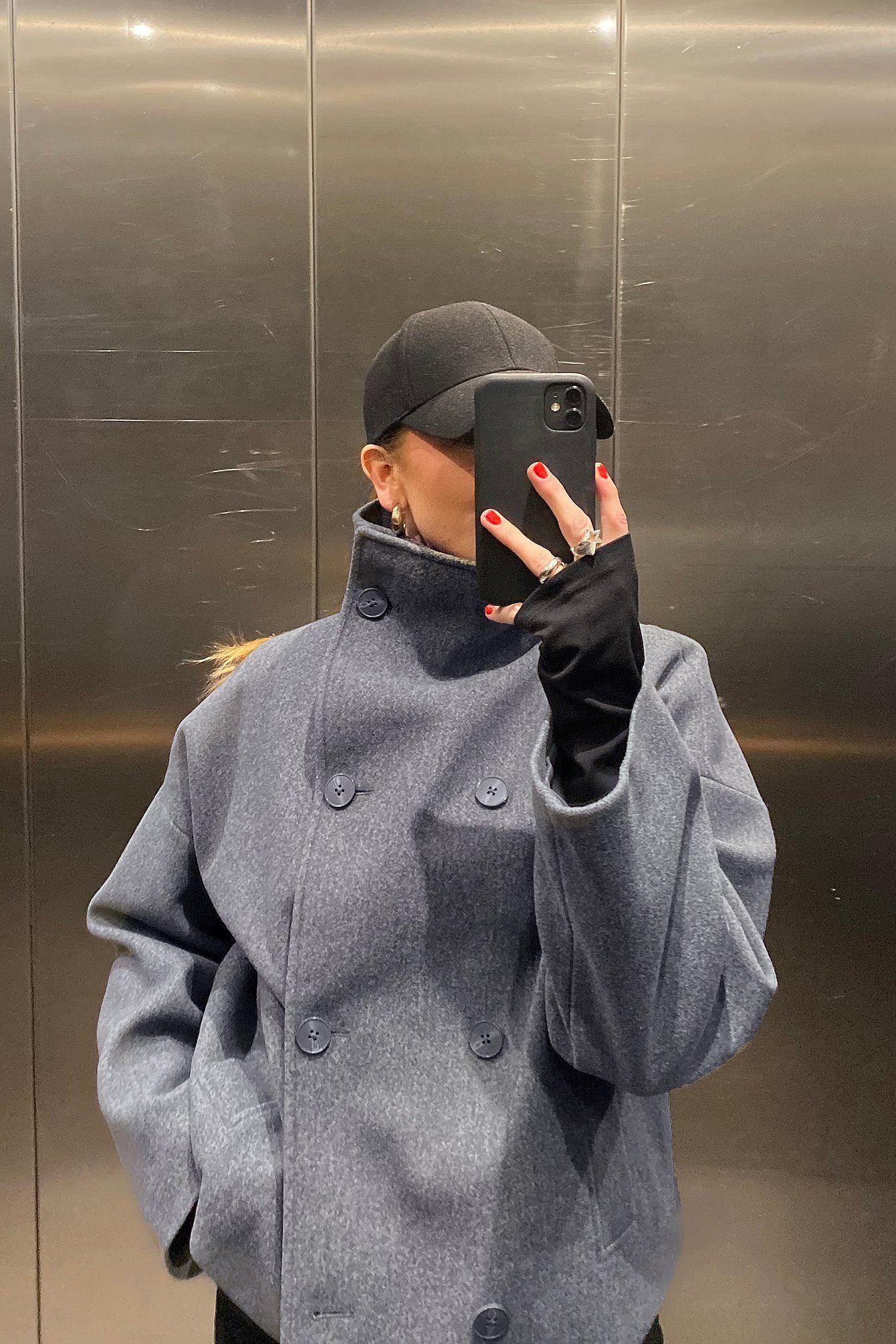 Aveline Wool Blend Coat