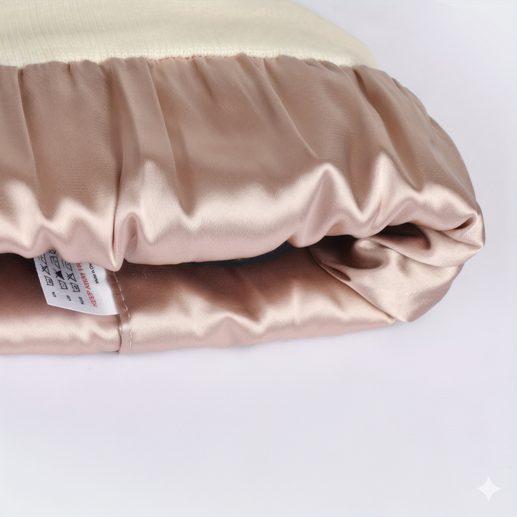 Luna | Satin-Lined Knitted Beanie