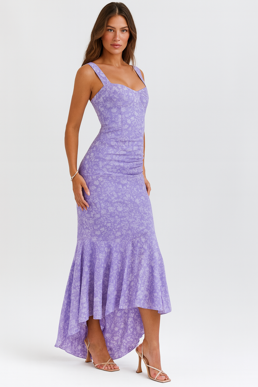 Aveline | Asymmetric Maxi Dress