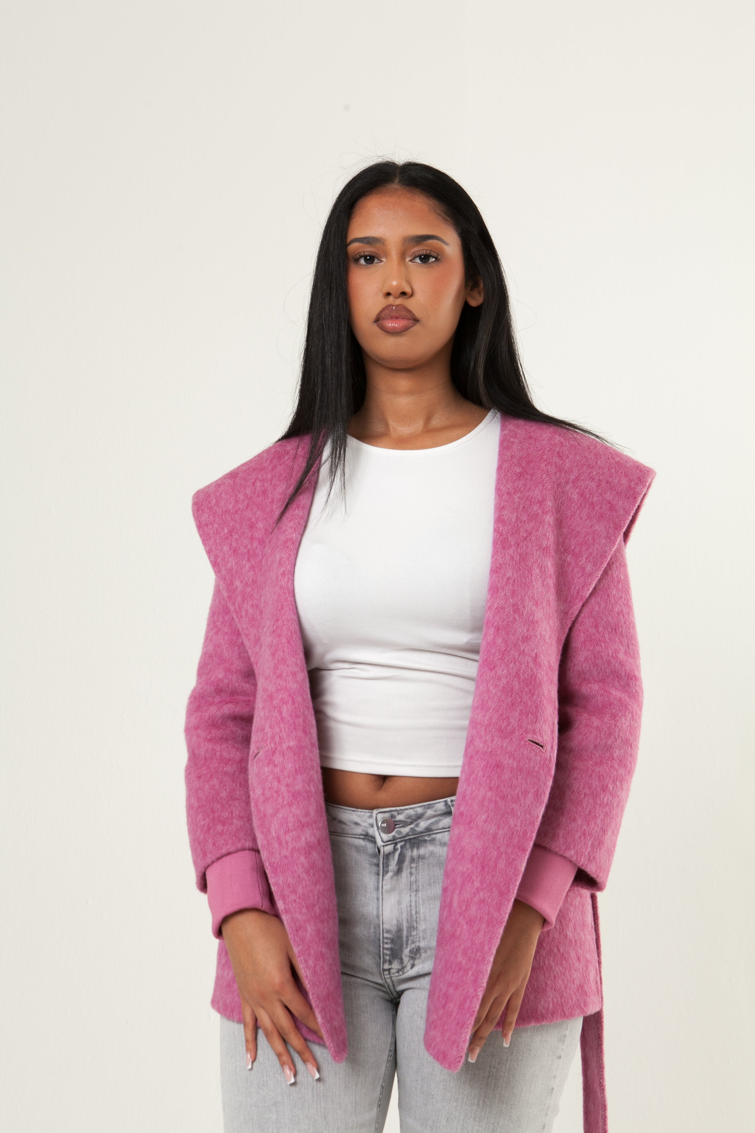 Double-Woven Wool Coat