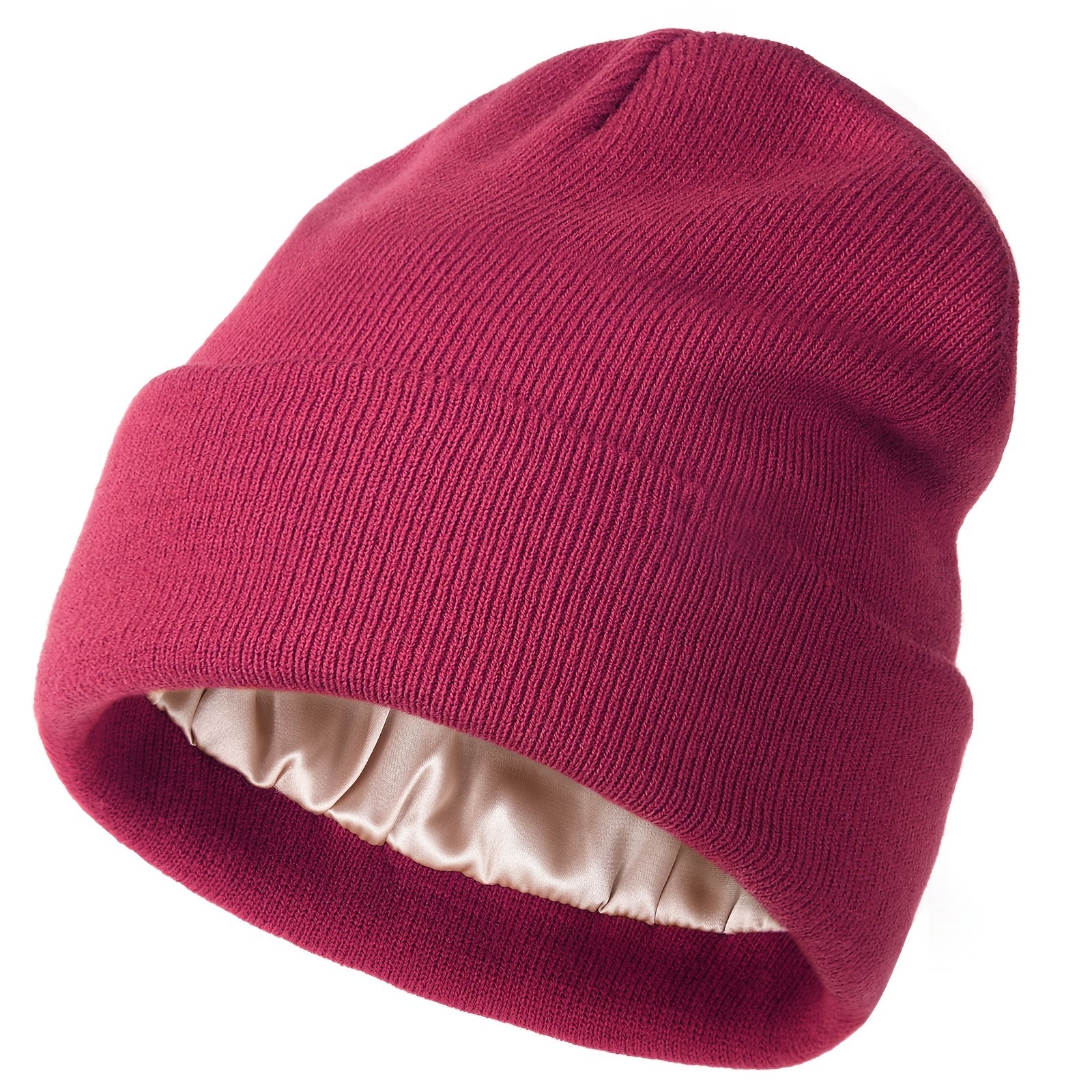 Luna | Satin-Lined Knitted Beanie