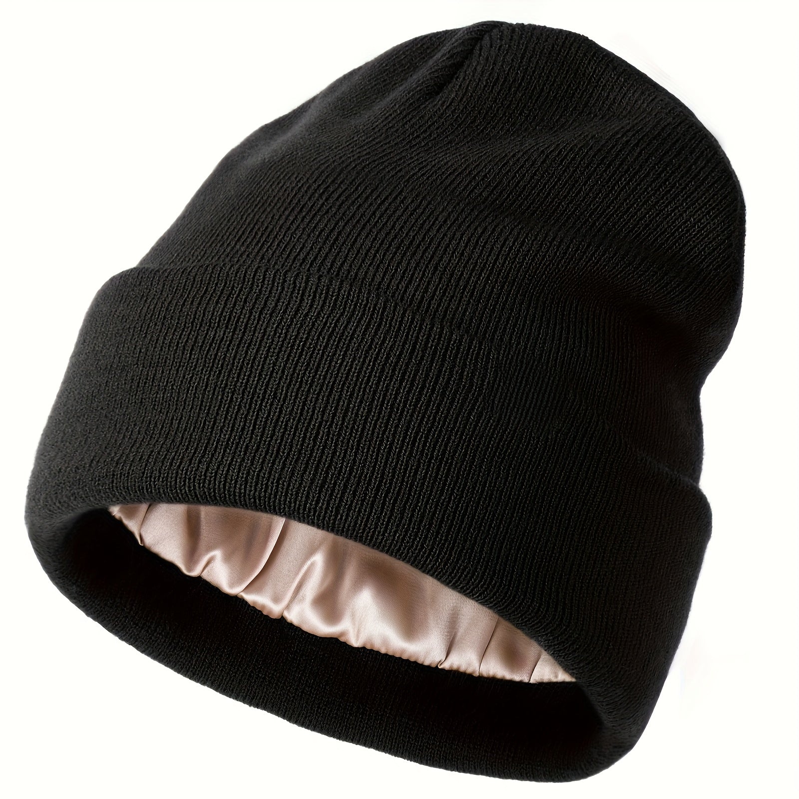 Luna | Satin-Lined Knitted Beanie