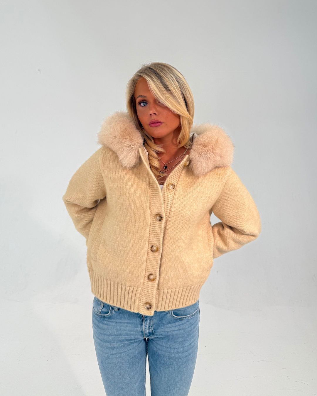 Cozy Chic Jacket - Beige