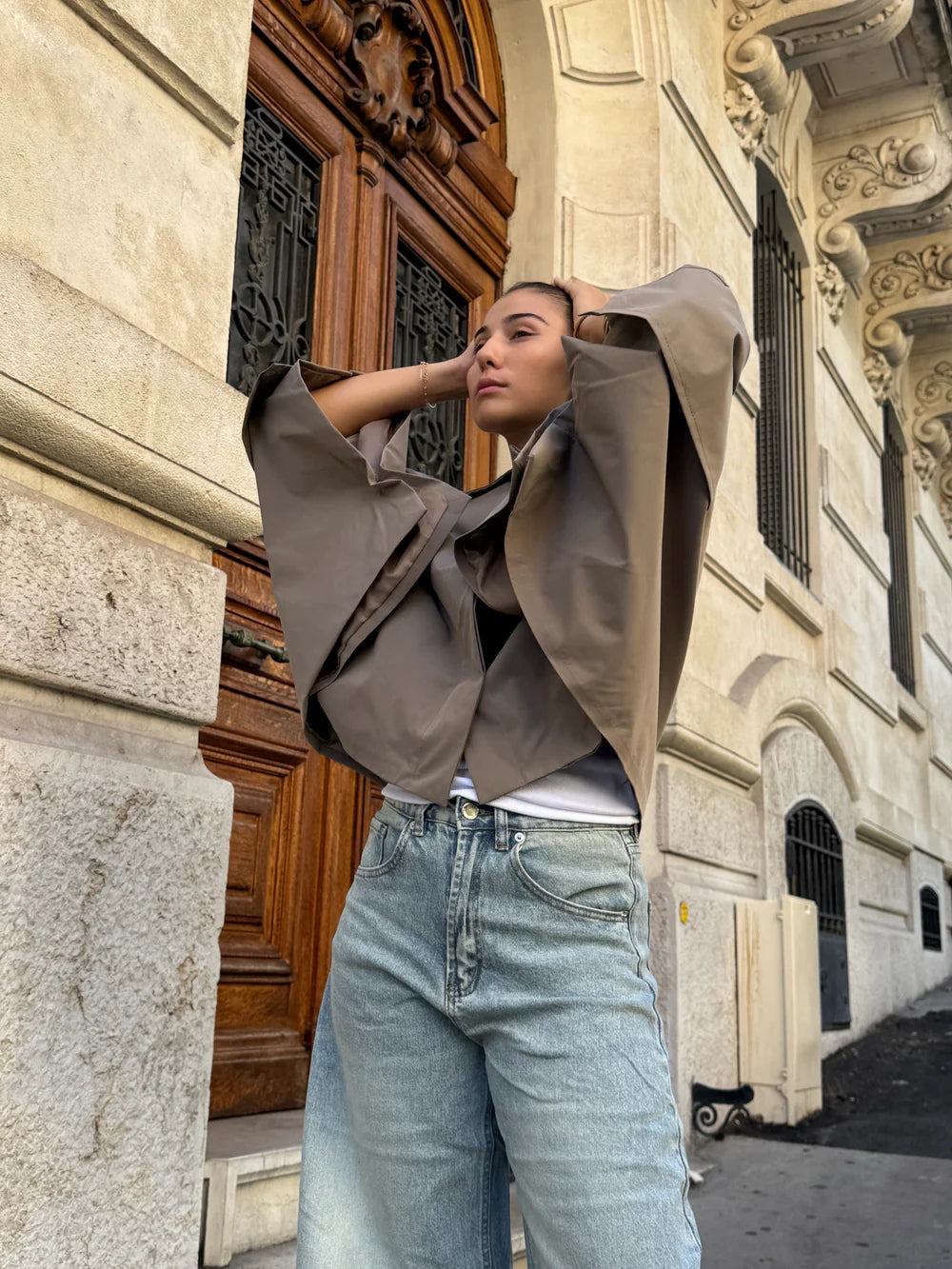 Oversized Cape Coat