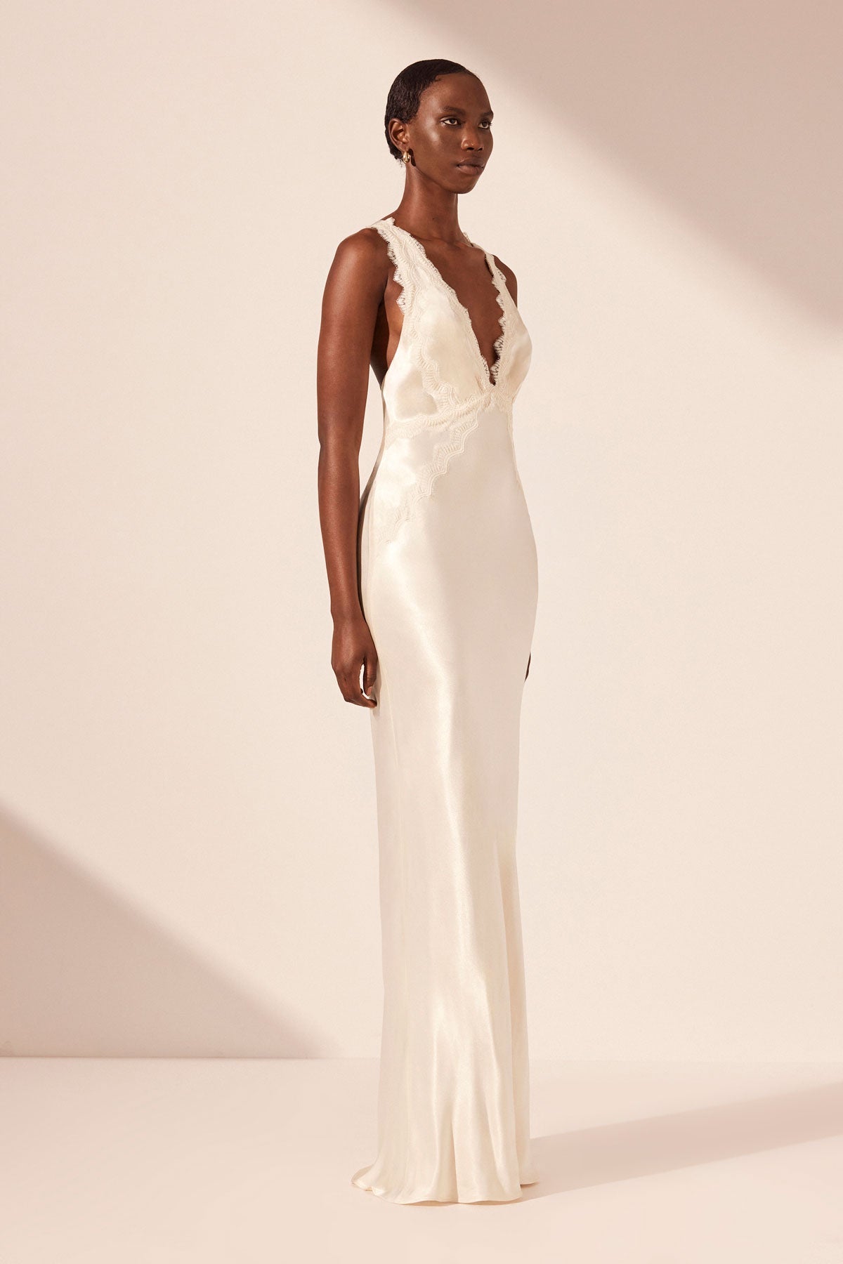 Luna Lace Maxi - Cream