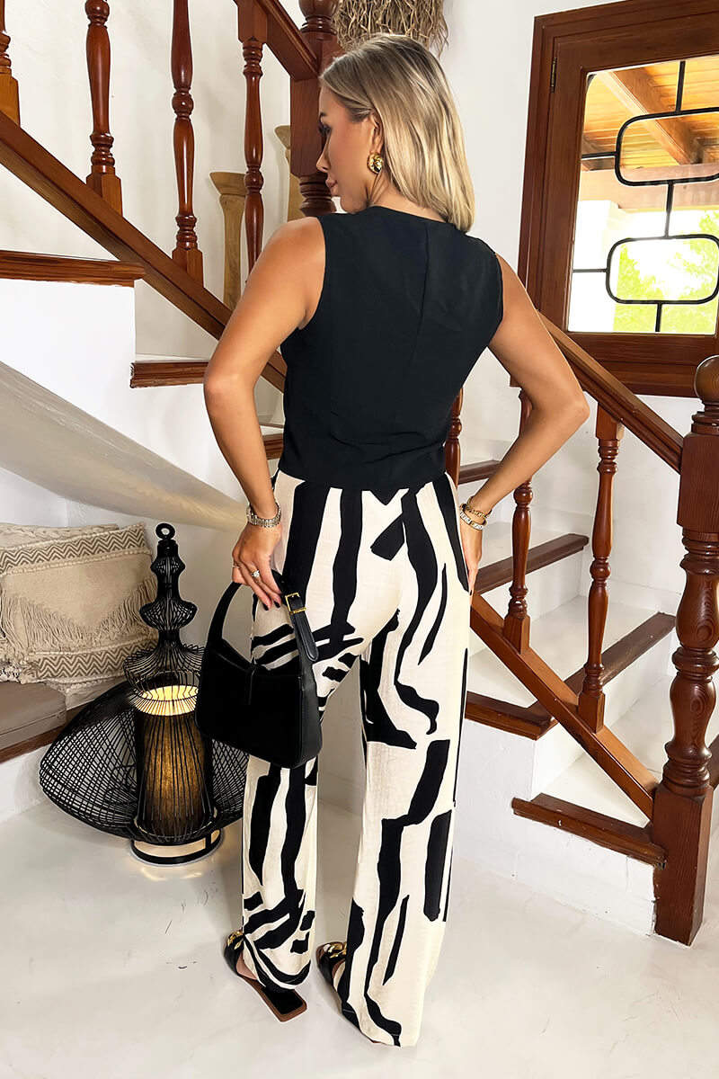 Abstract Print Trousers - Anoush