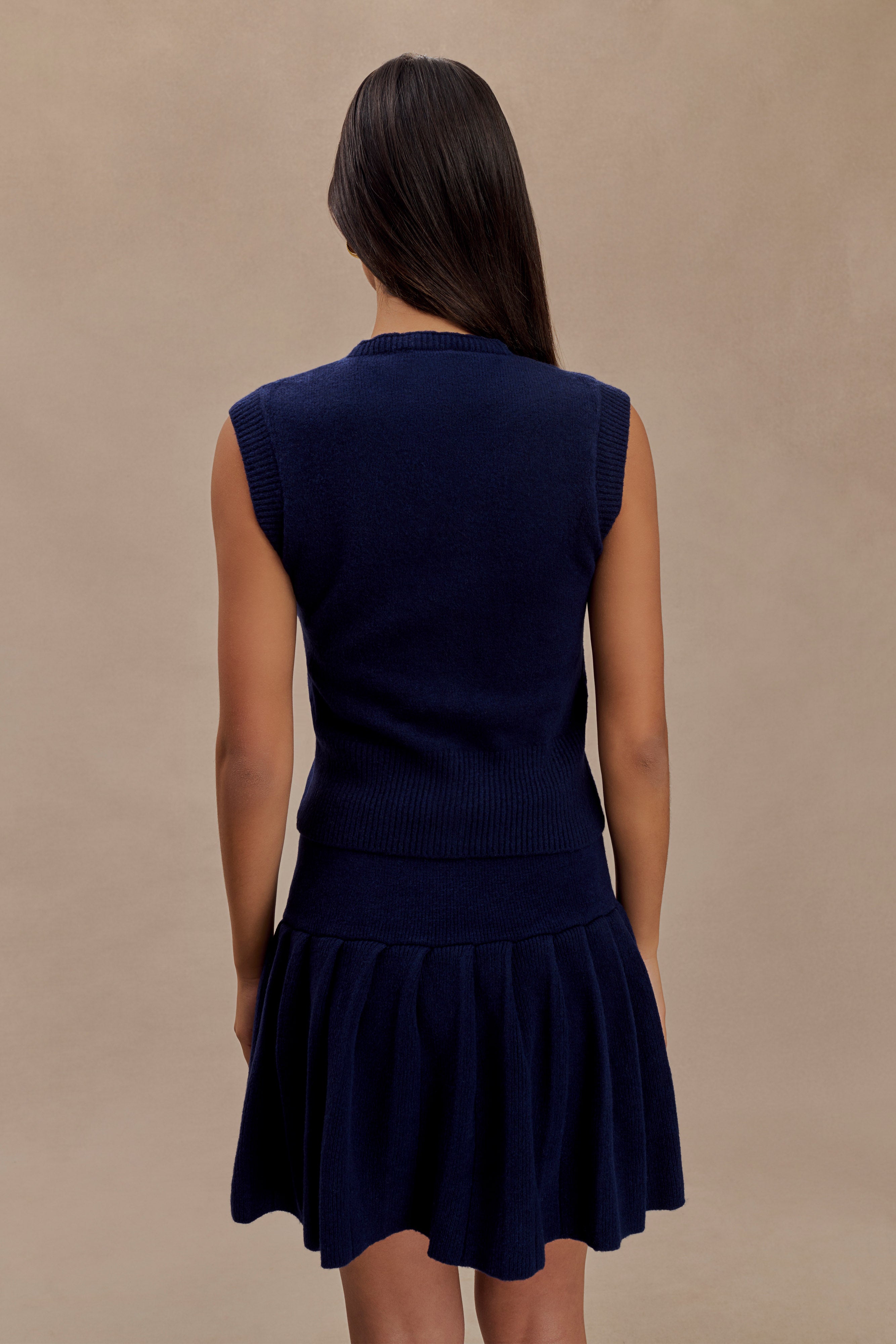 Dionne Sleeveless Knit Vest