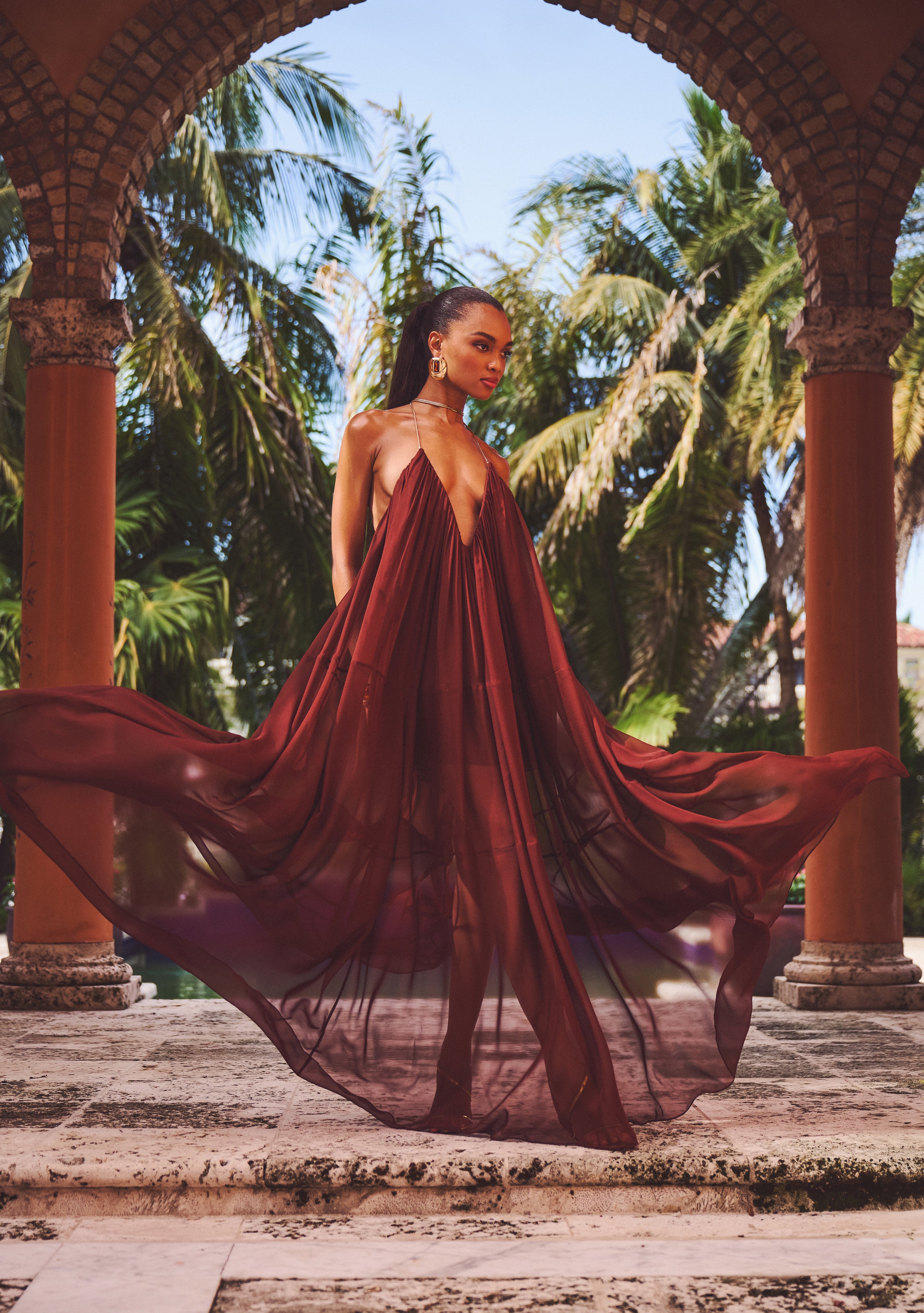 Anoush Chiffon Dress