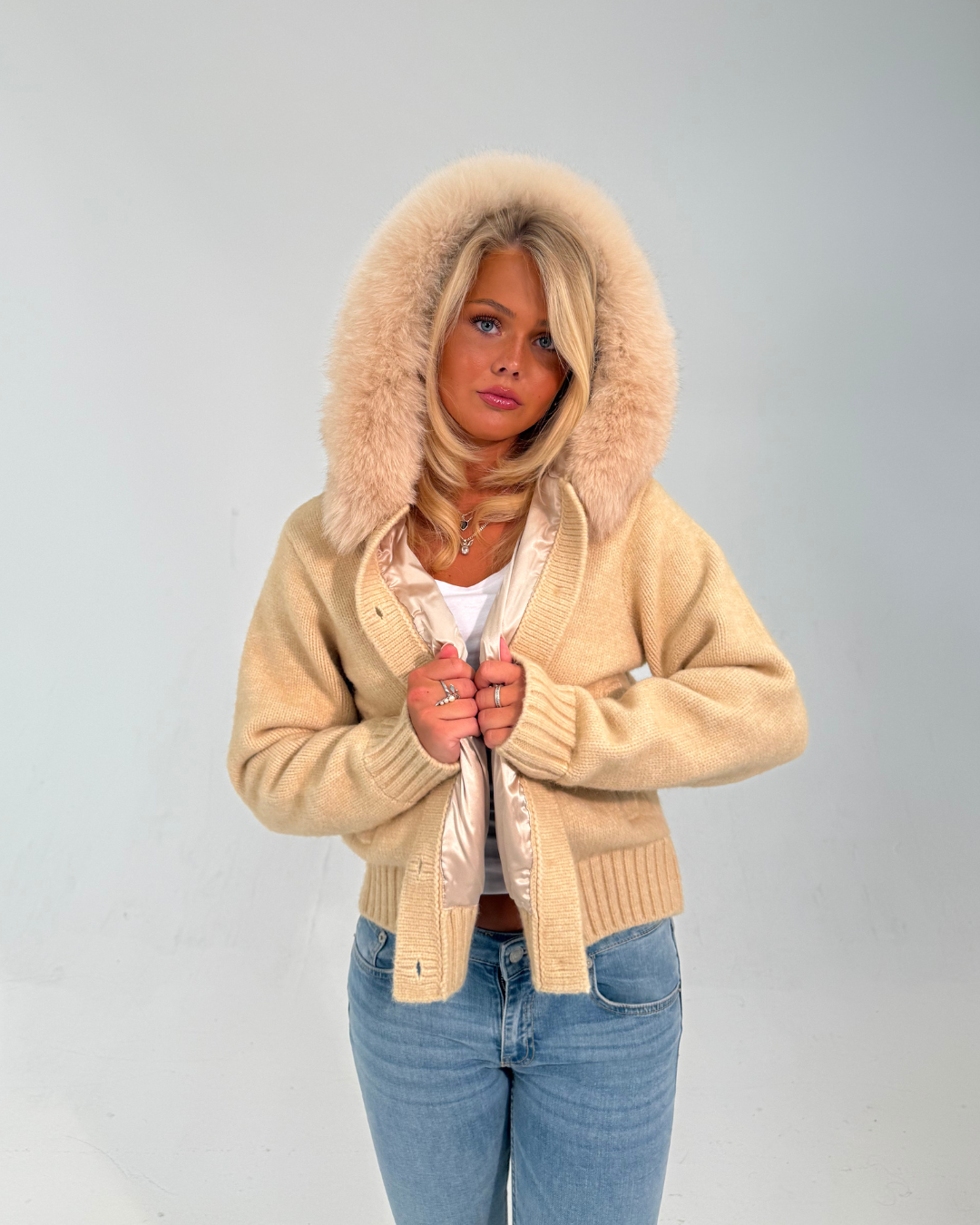 Cozy Chic Jacket - Beige