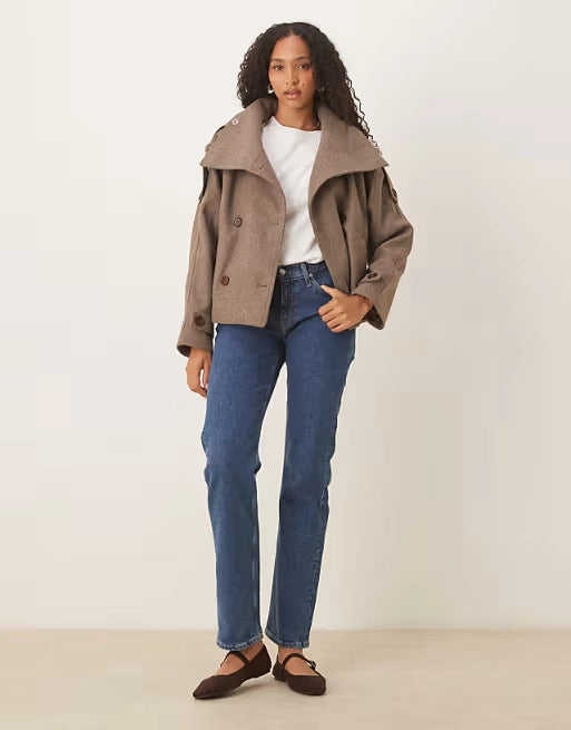 Noelle | Cropped Trench Coat