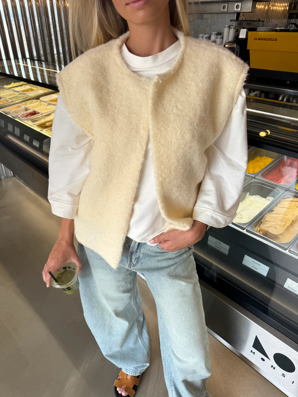 Soft Sleeveless Jacket
