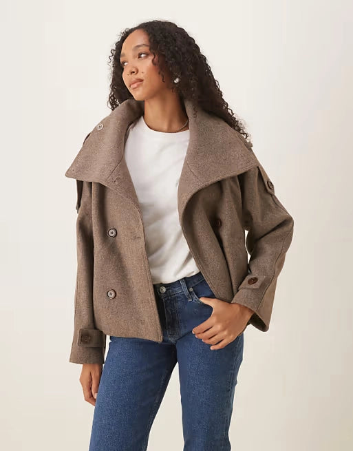 Noelle | Cropped Trench Coat