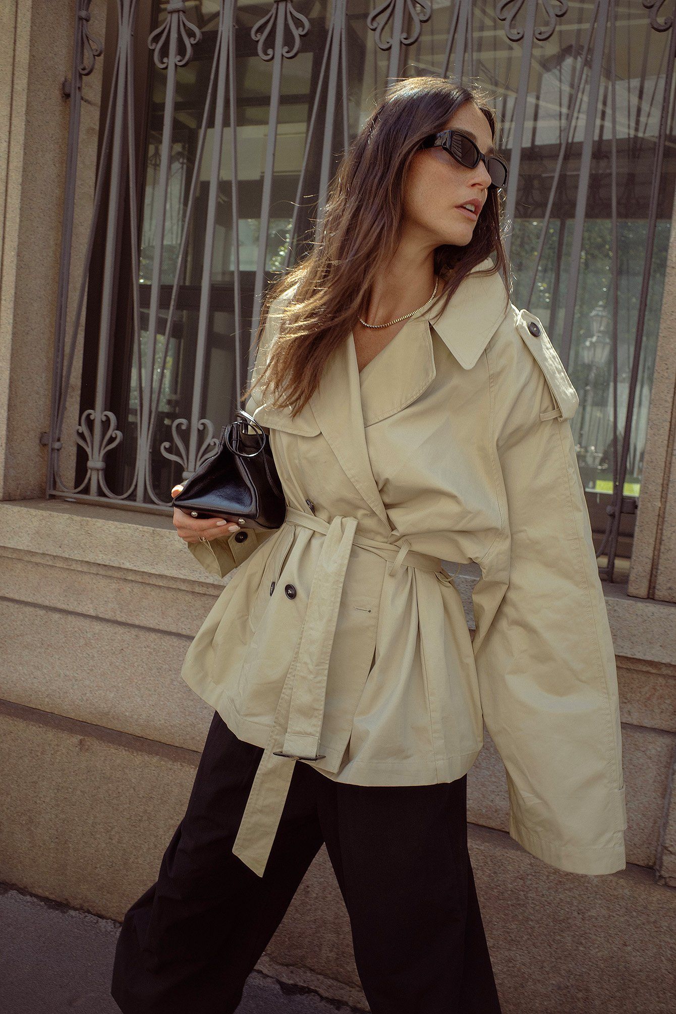Alessia | Belted Trench Coat