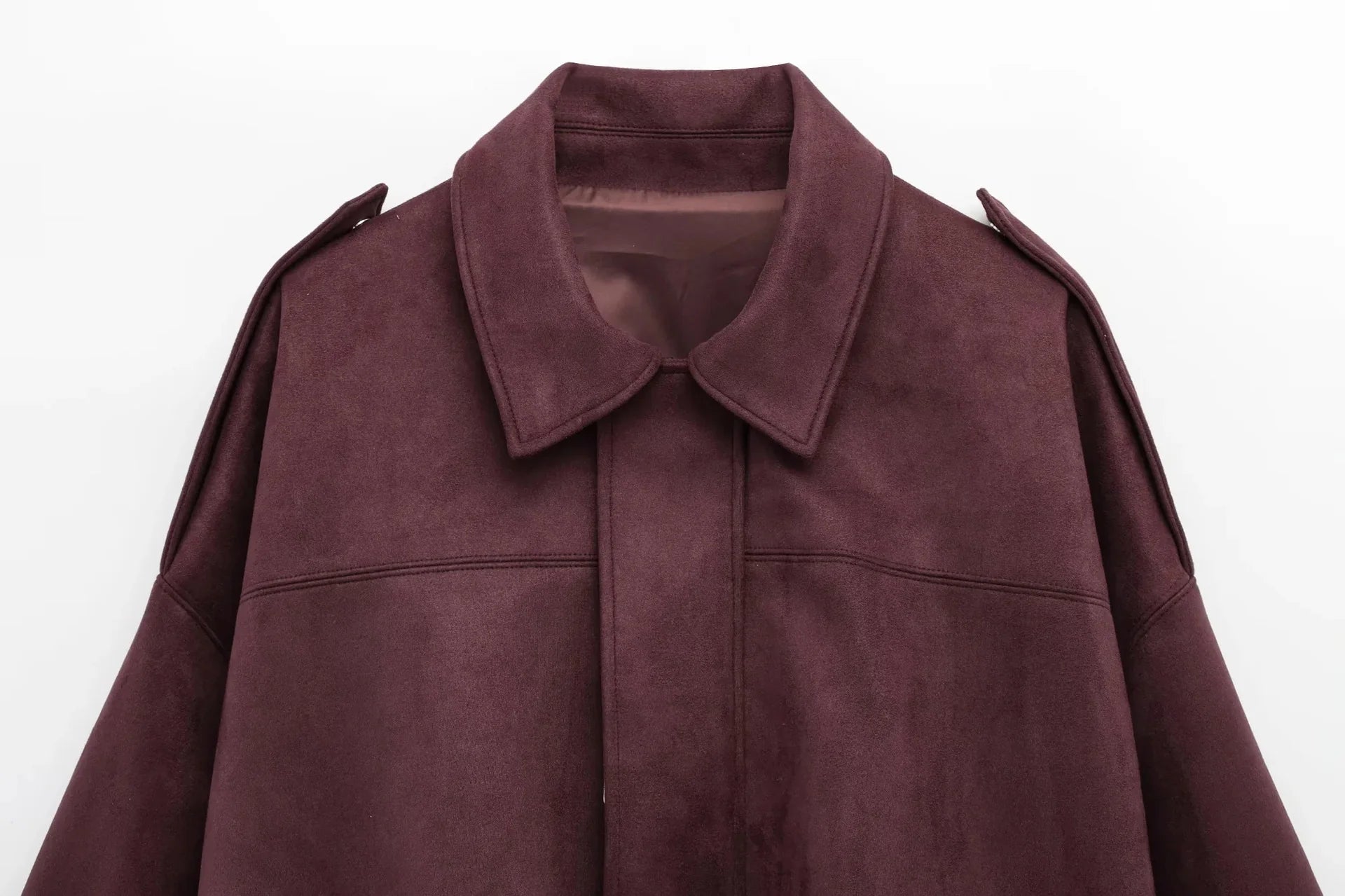 Suede Effect Jacket