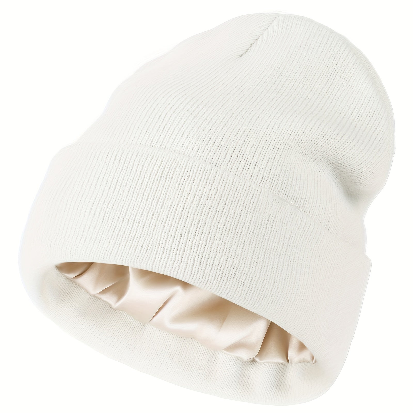 Luna | Satin-Lined Knitted Beanie