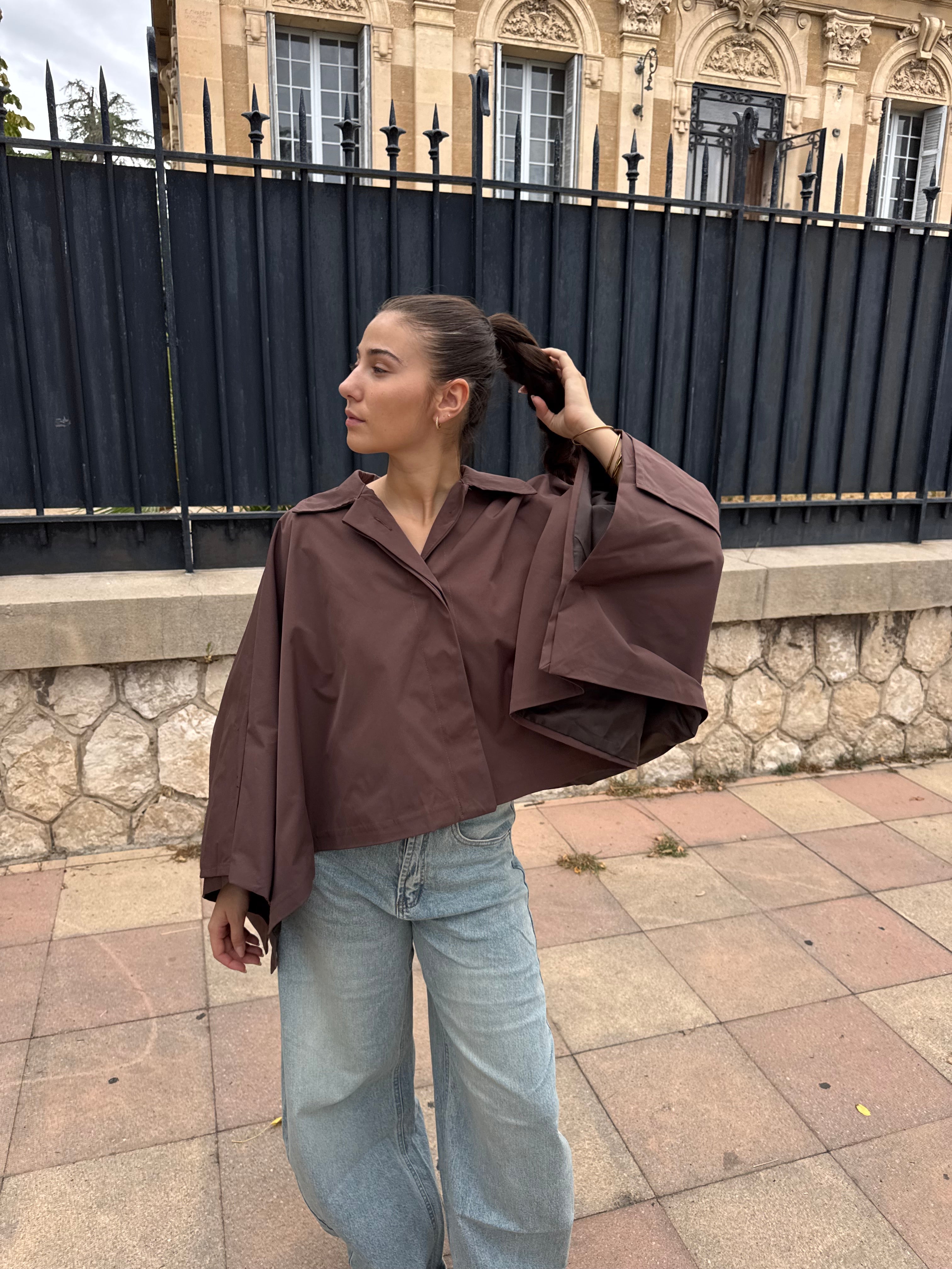 Oversized Cape Coat
