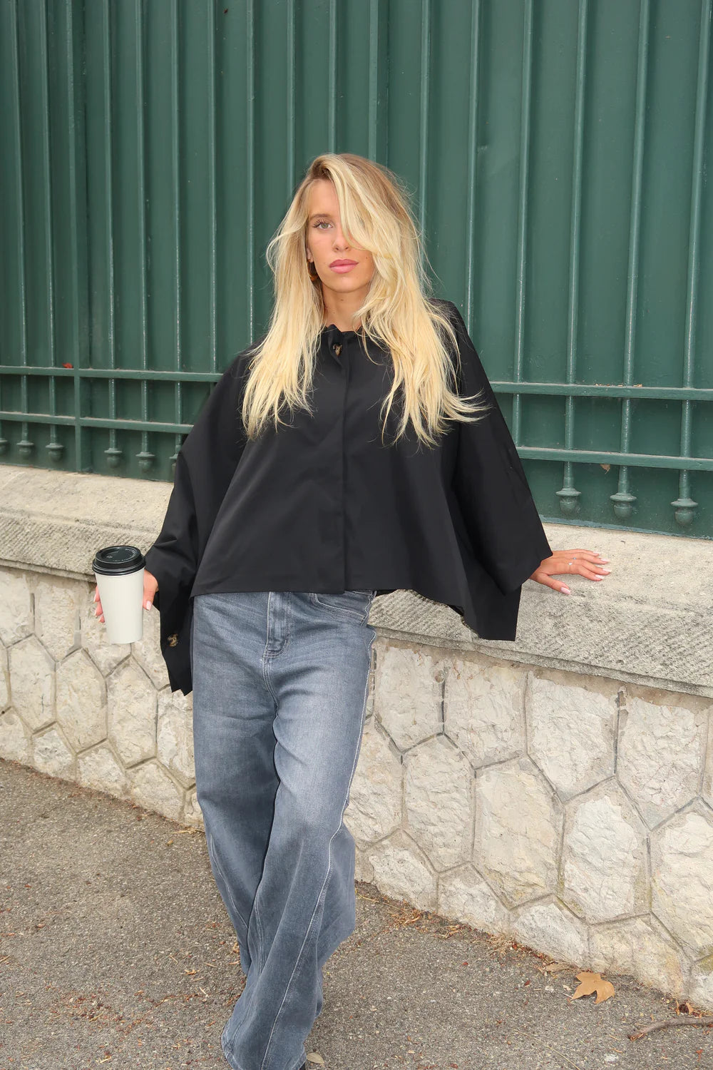 Oversized Cape Coat