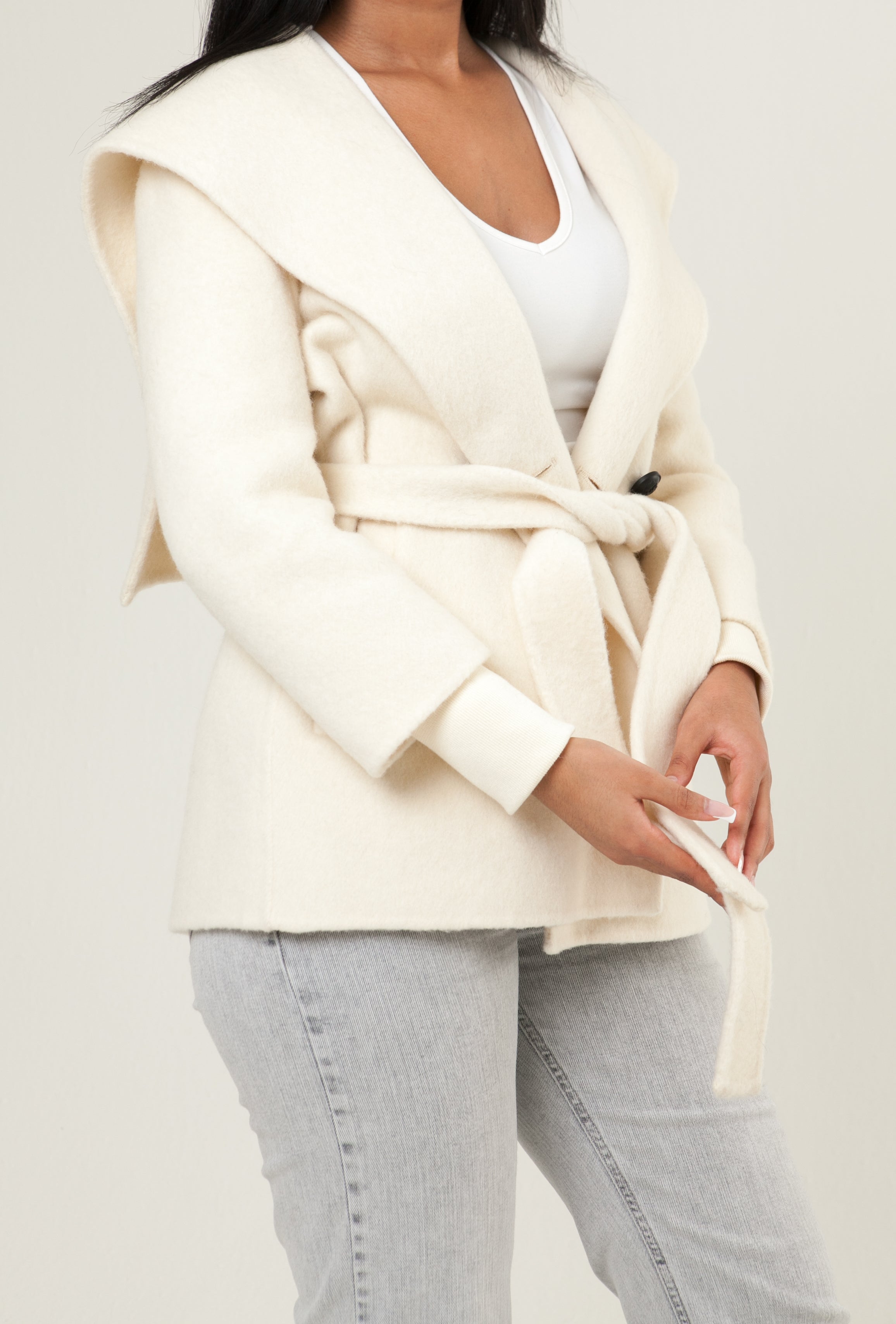 Double-Woven Wool Coat