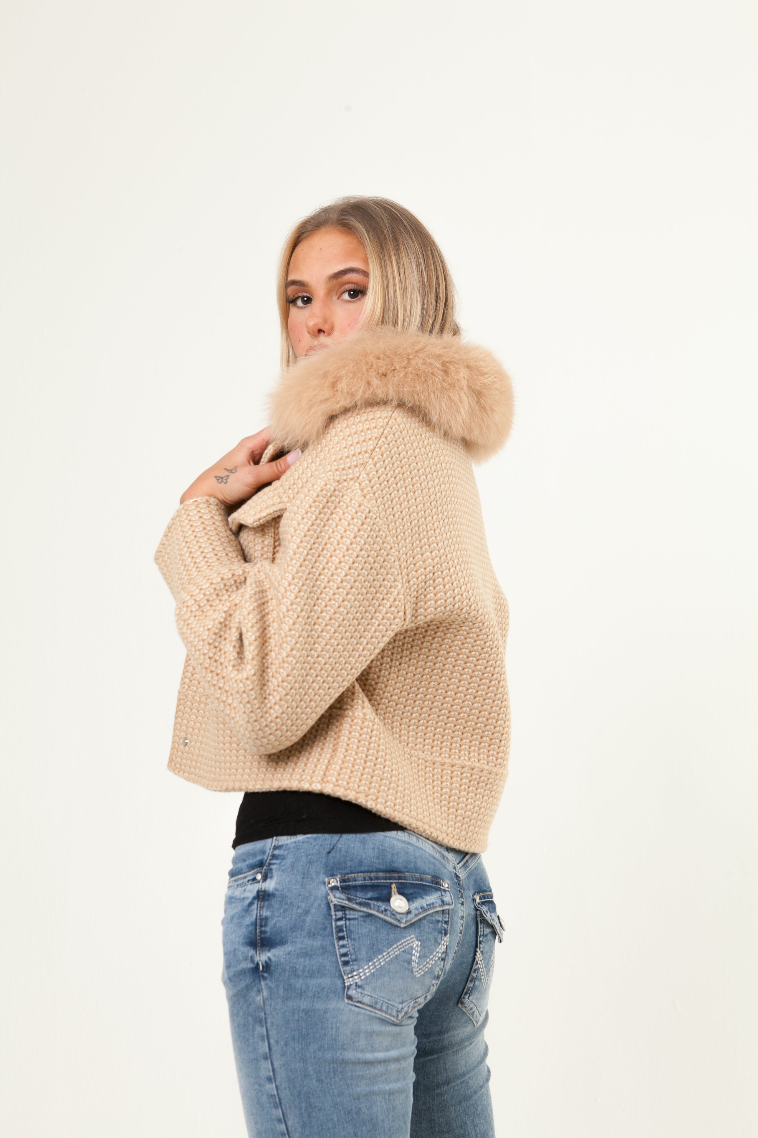Button Up Wool Jacket