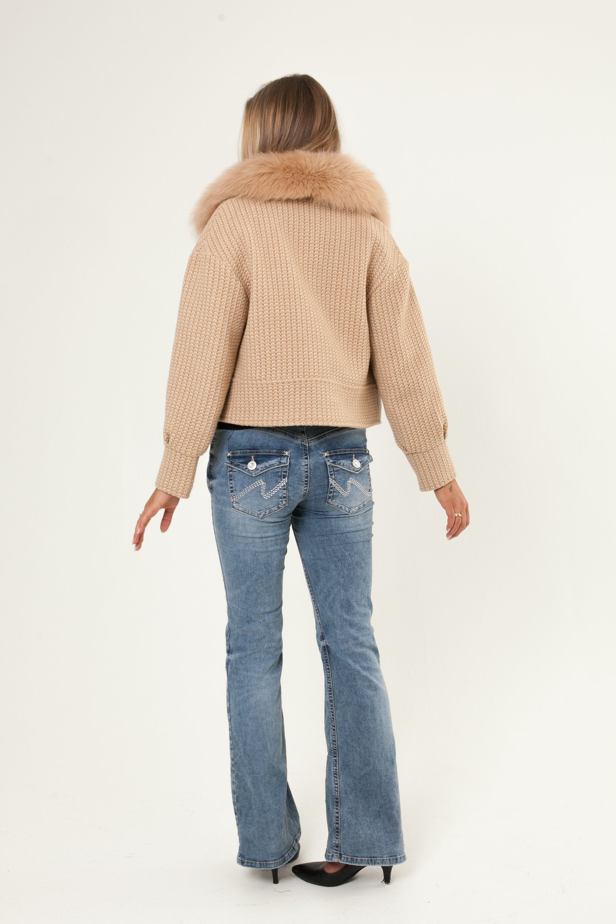 Button Up Wool Jacket