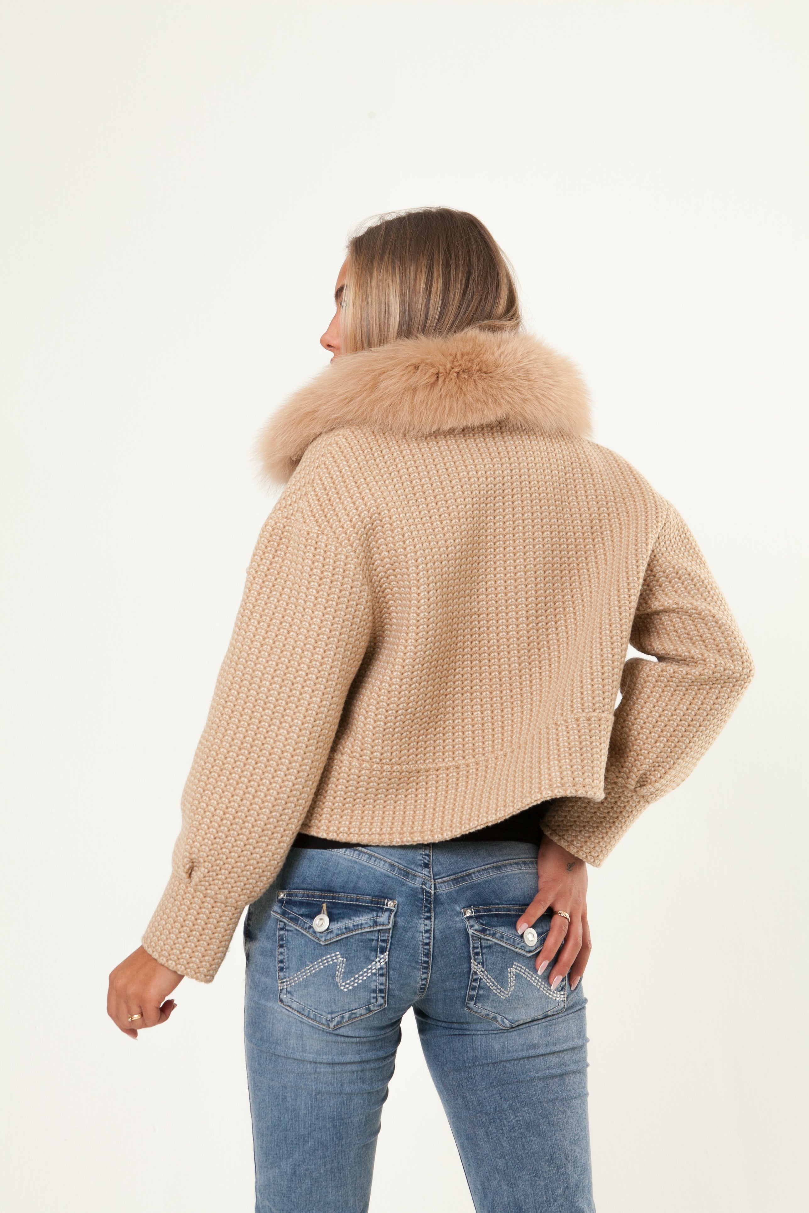 Button Up Wool Jacket