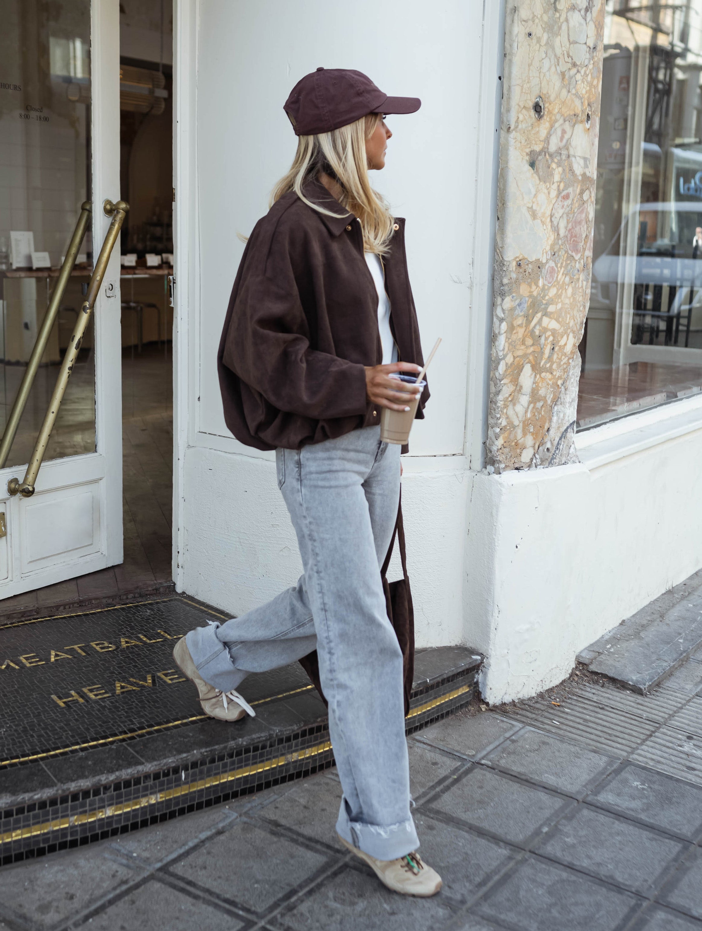 Suede Effect Jacket