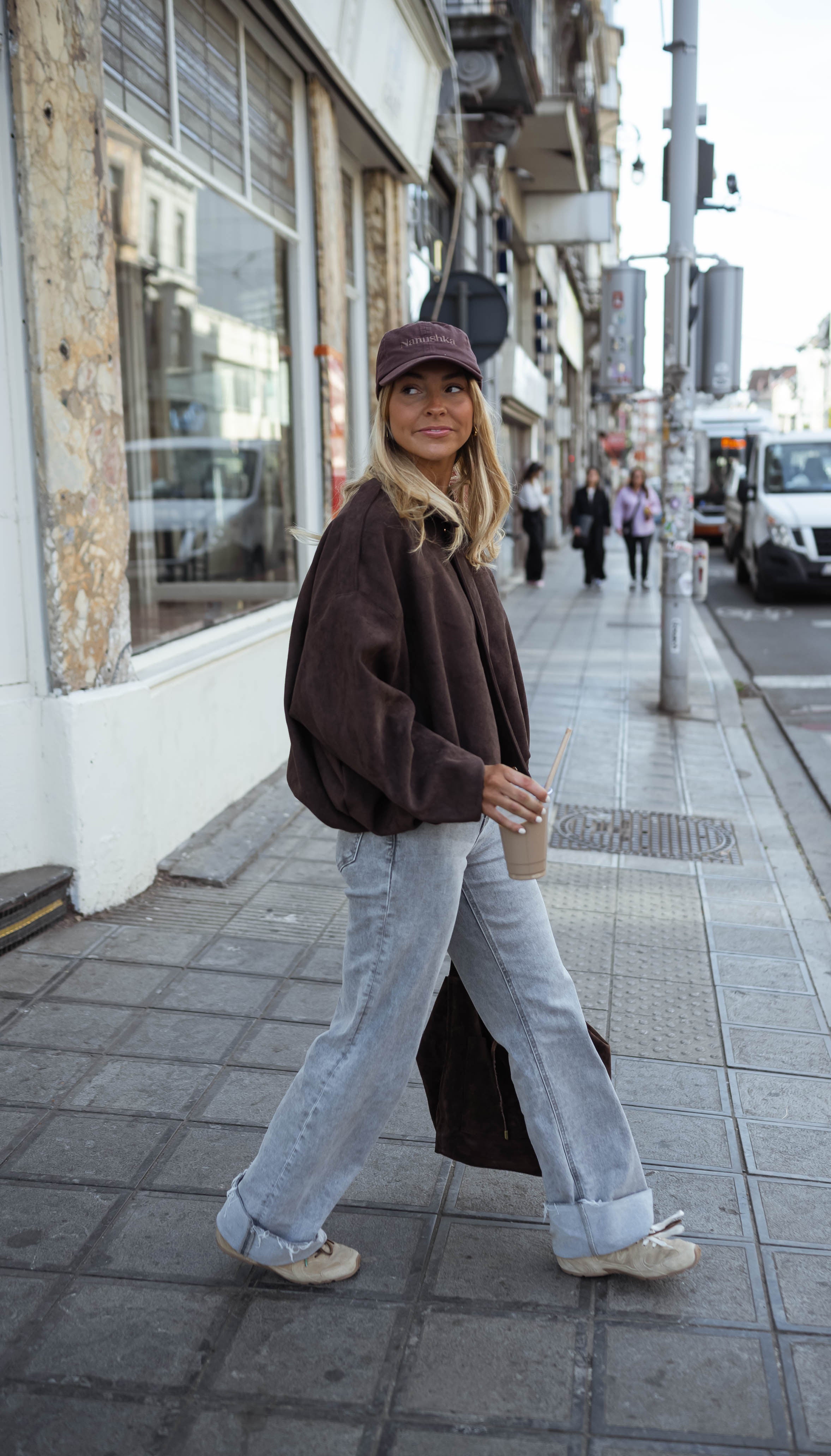 Suede Effect Jacket