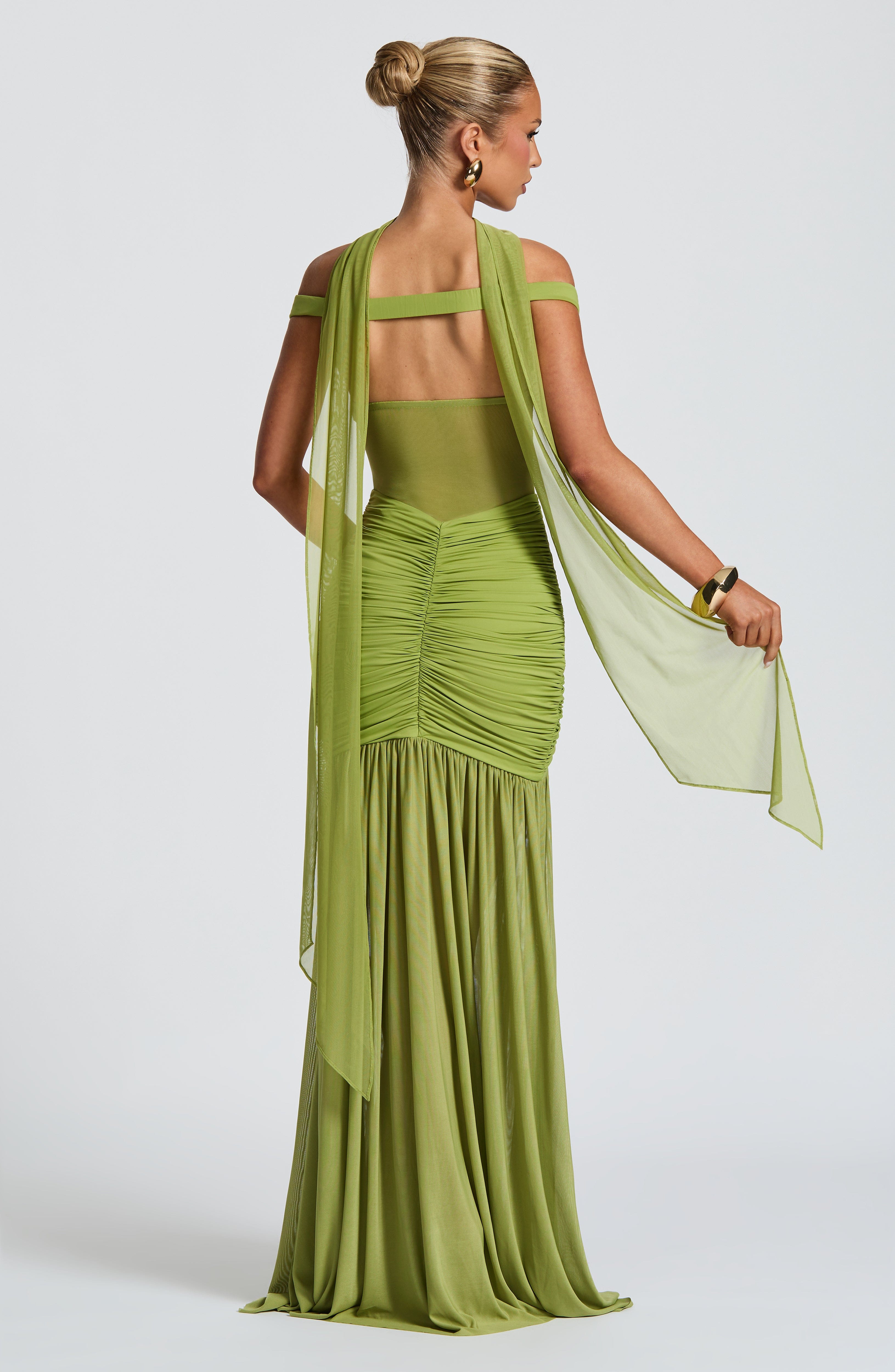 Anoush Maxi Dress - Olive