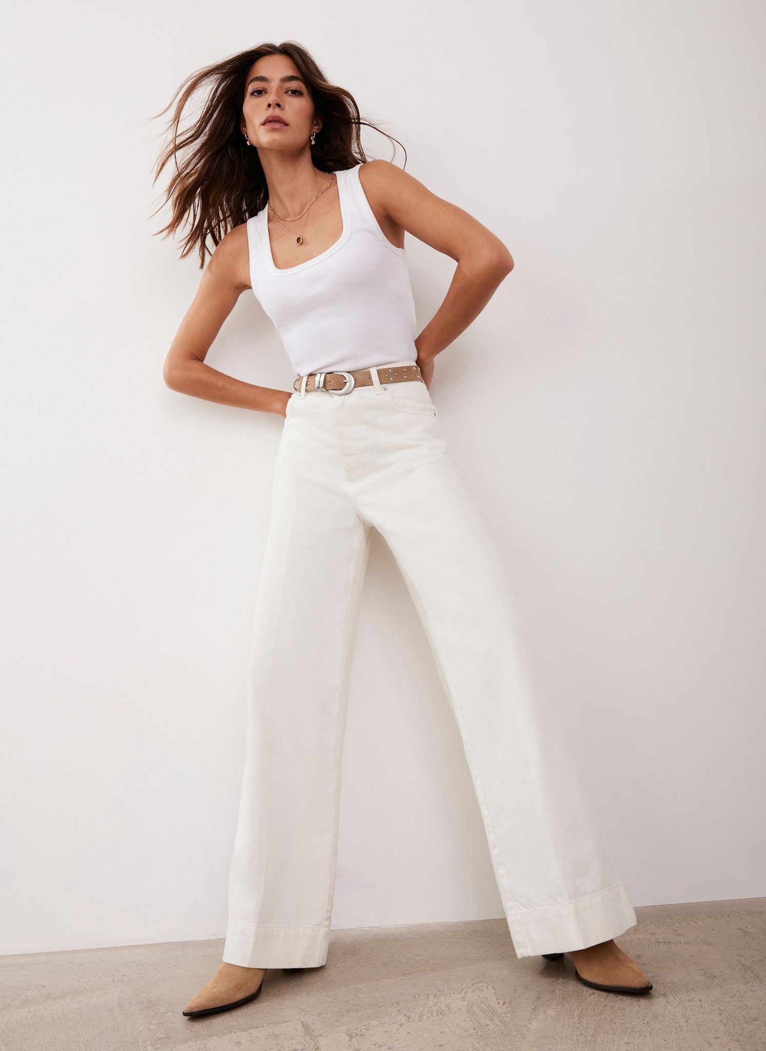Everyday Cream Wide Denim