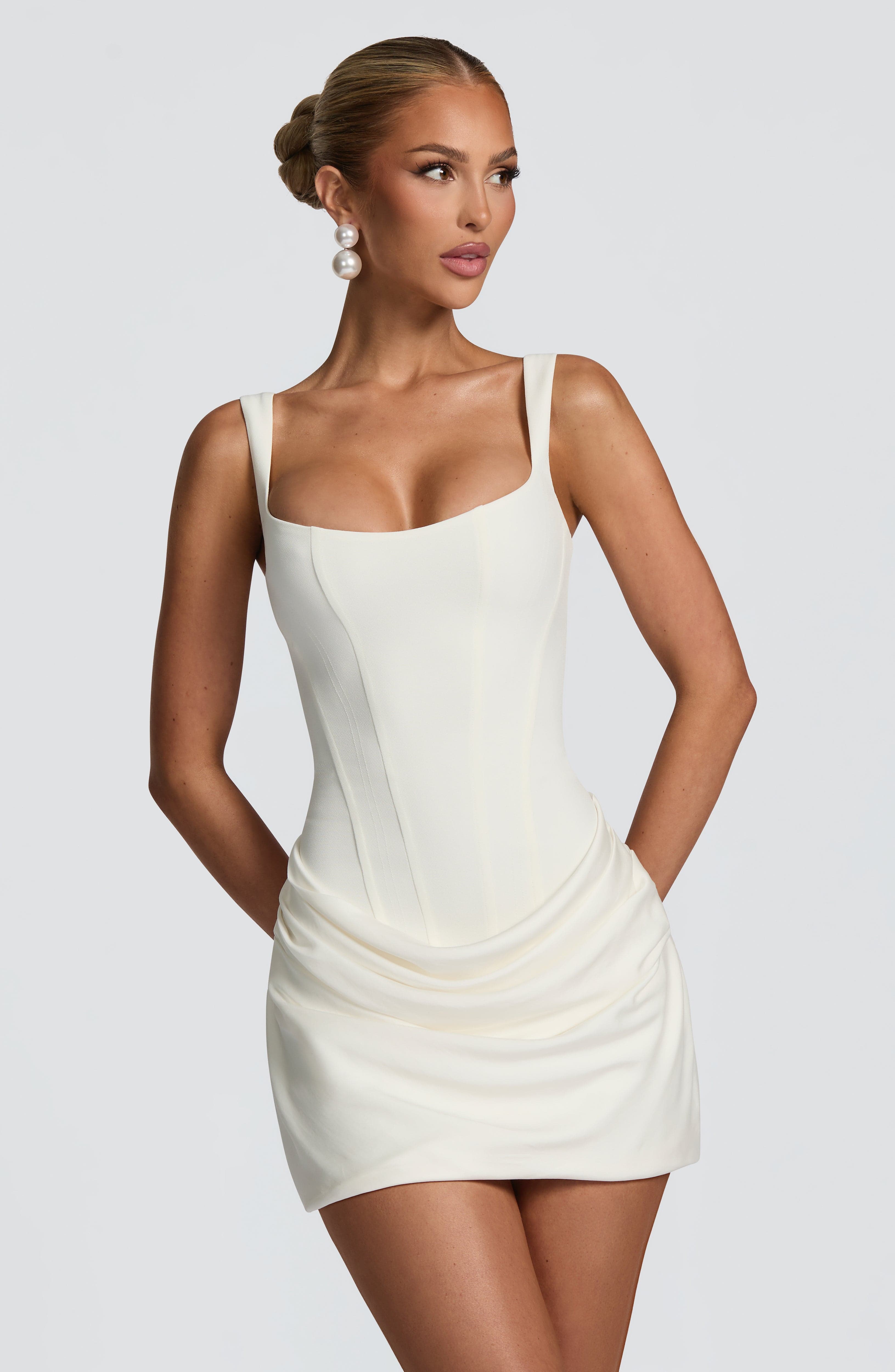 Seraphina | Satin Mini Dress