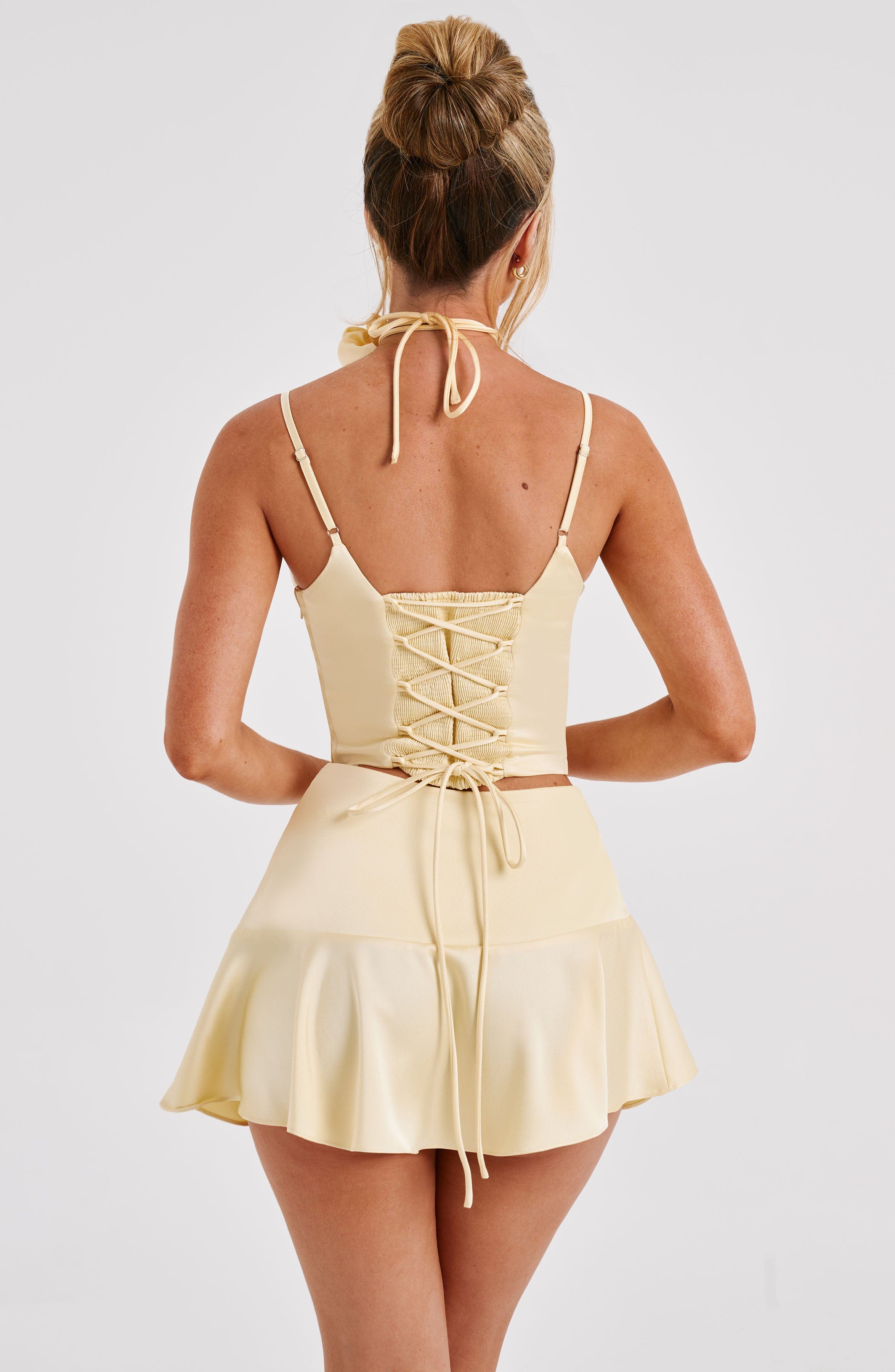 Tutku Mini Skirt - Lemon