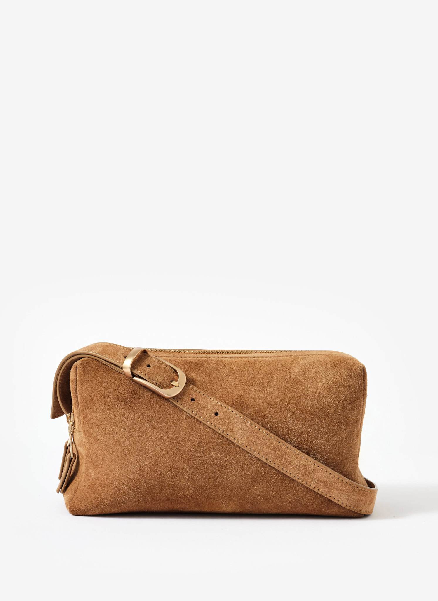 London Suede Shoulder Bag