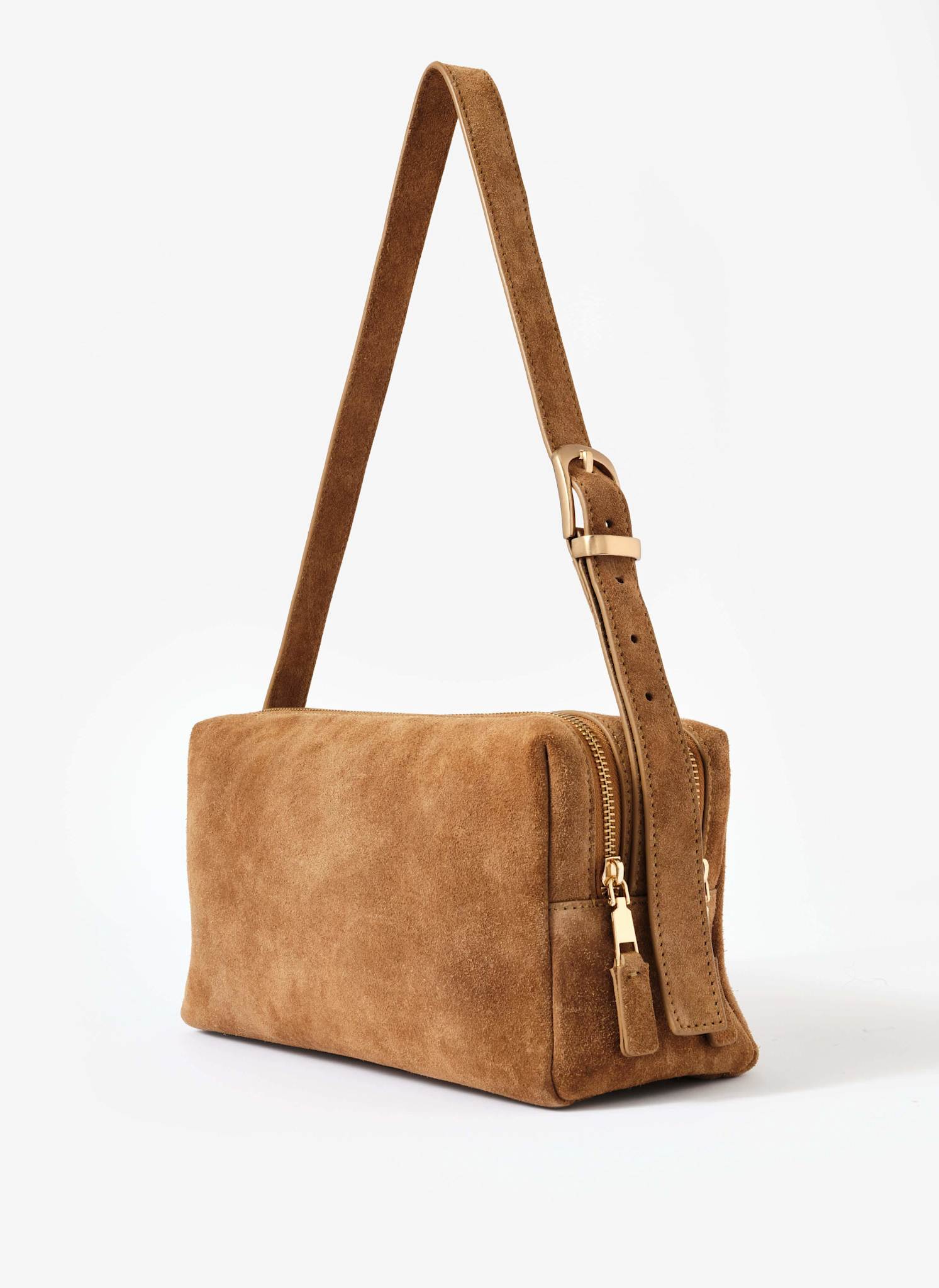 London Suede Shoulder Bag