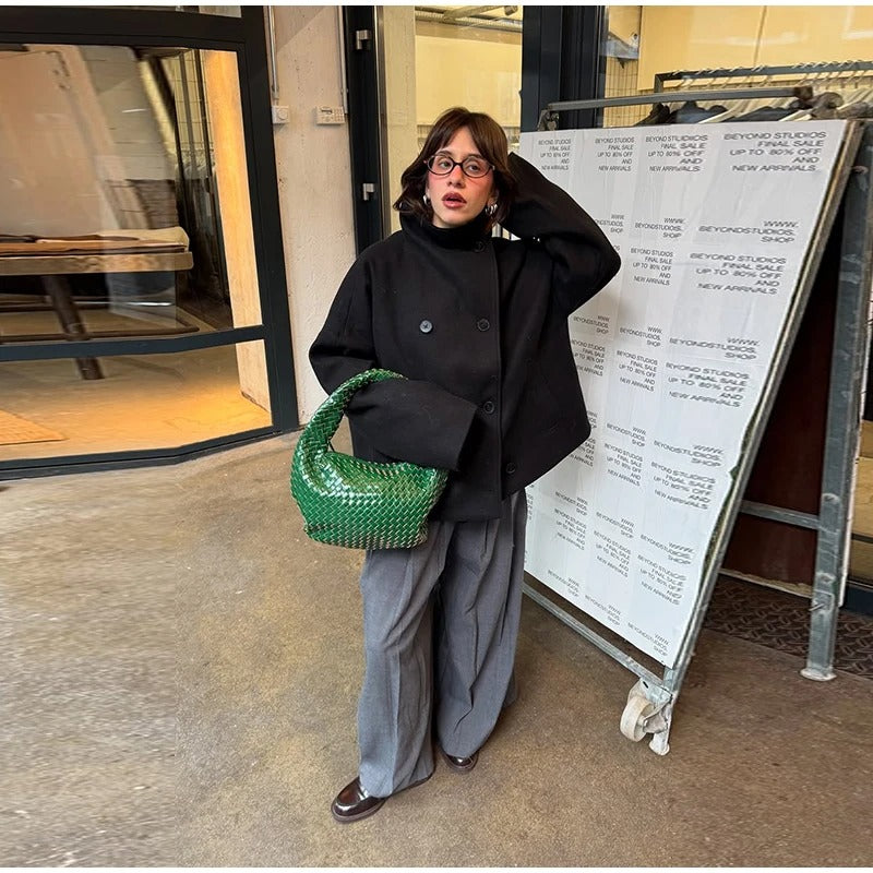 Aveline Wool Blend Coat