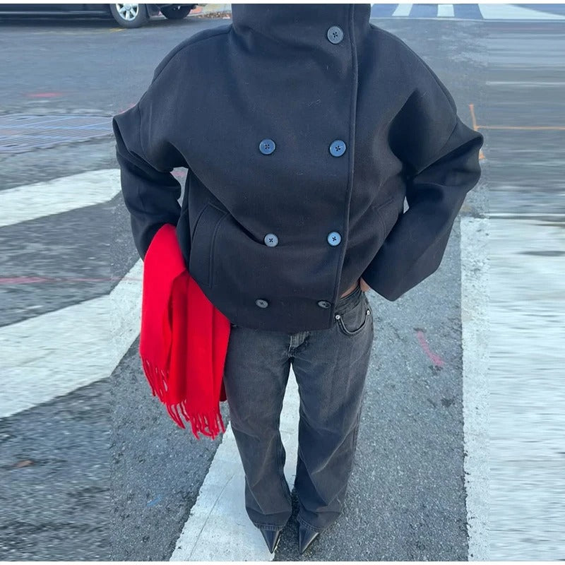 Aveline Wool Blend Coat